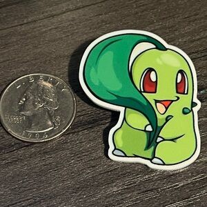 🎄 5 for $25 🎄 Handmade Chikorita pin